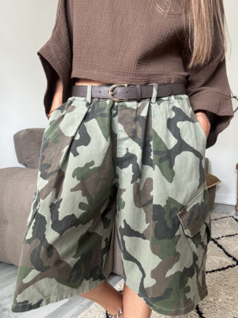Bermuda treillis camouflage TU