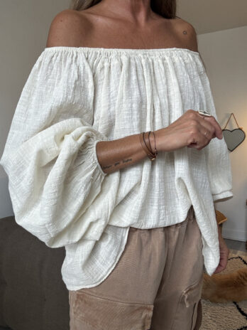 Blouse Bohême écru