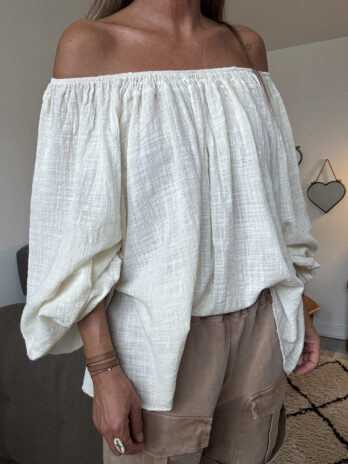 Blouse Bohême écru