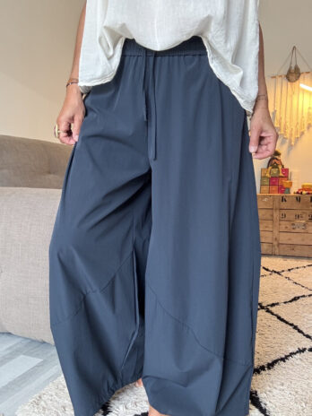 Pantalon barrel nuage marine S/M