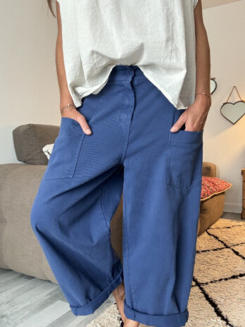 Pantalon charpentier bleu