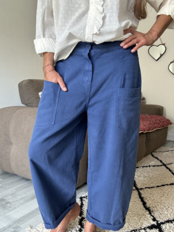 Pantalon charpentier bleu