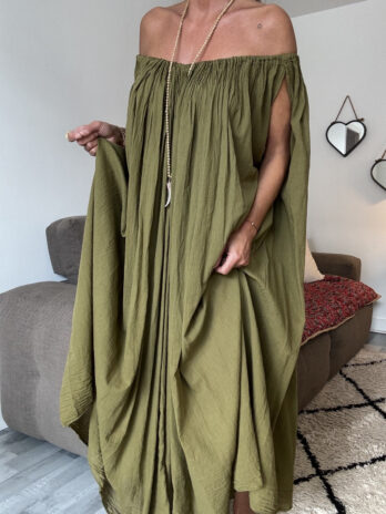 Robe magique en voile de coton TU