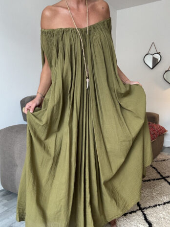 Robe magique en voile de coton TU