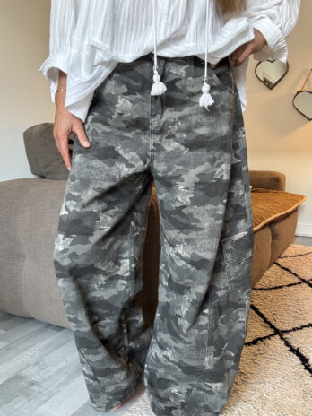 Treillis camouflage en toile de coton