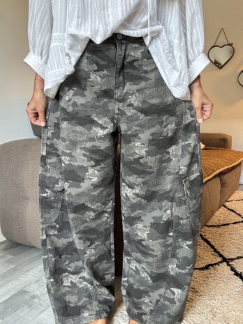 Treillis camouflage en toile de coton