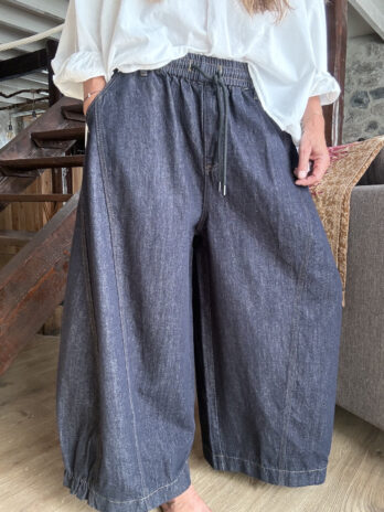 Pantalon japonais en toile brut TU