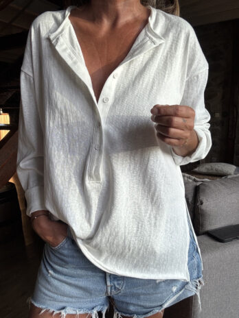 TEE shirt épais blanc TU
