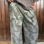 Pantalon oversize en toile de coton TU